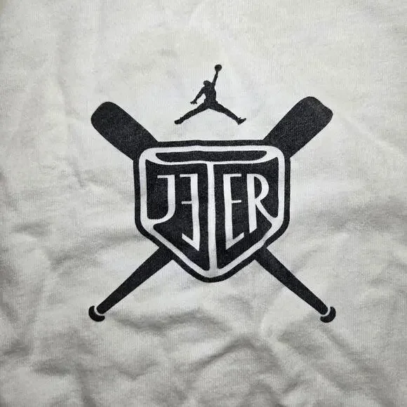 Vintage Jordan Brand Derek Jeter 3/4 Sleeve Legacy Baseball Shirt Men's Size XXL - Picture 2 of 7